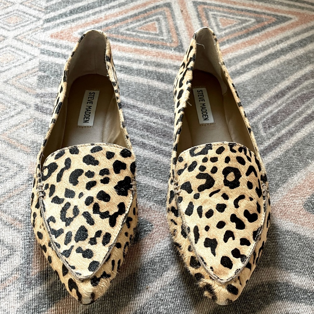 Steve Madden Womens 7.5 Animal Print